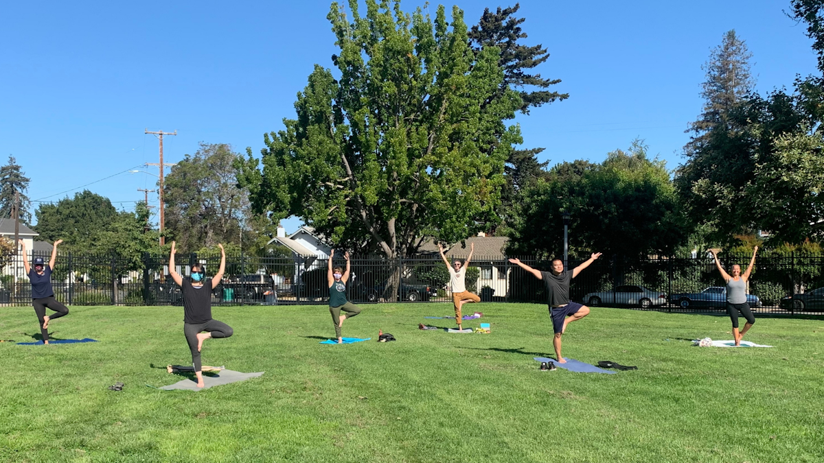 Union Yoga in the Park at Square One Yoga